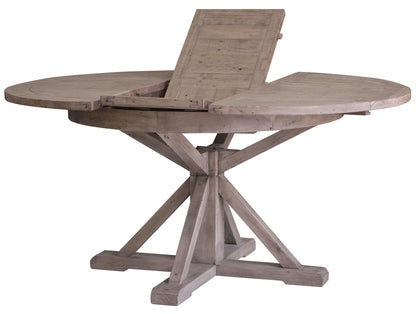 LH Home Irish Coast Extendable Round Dining Table