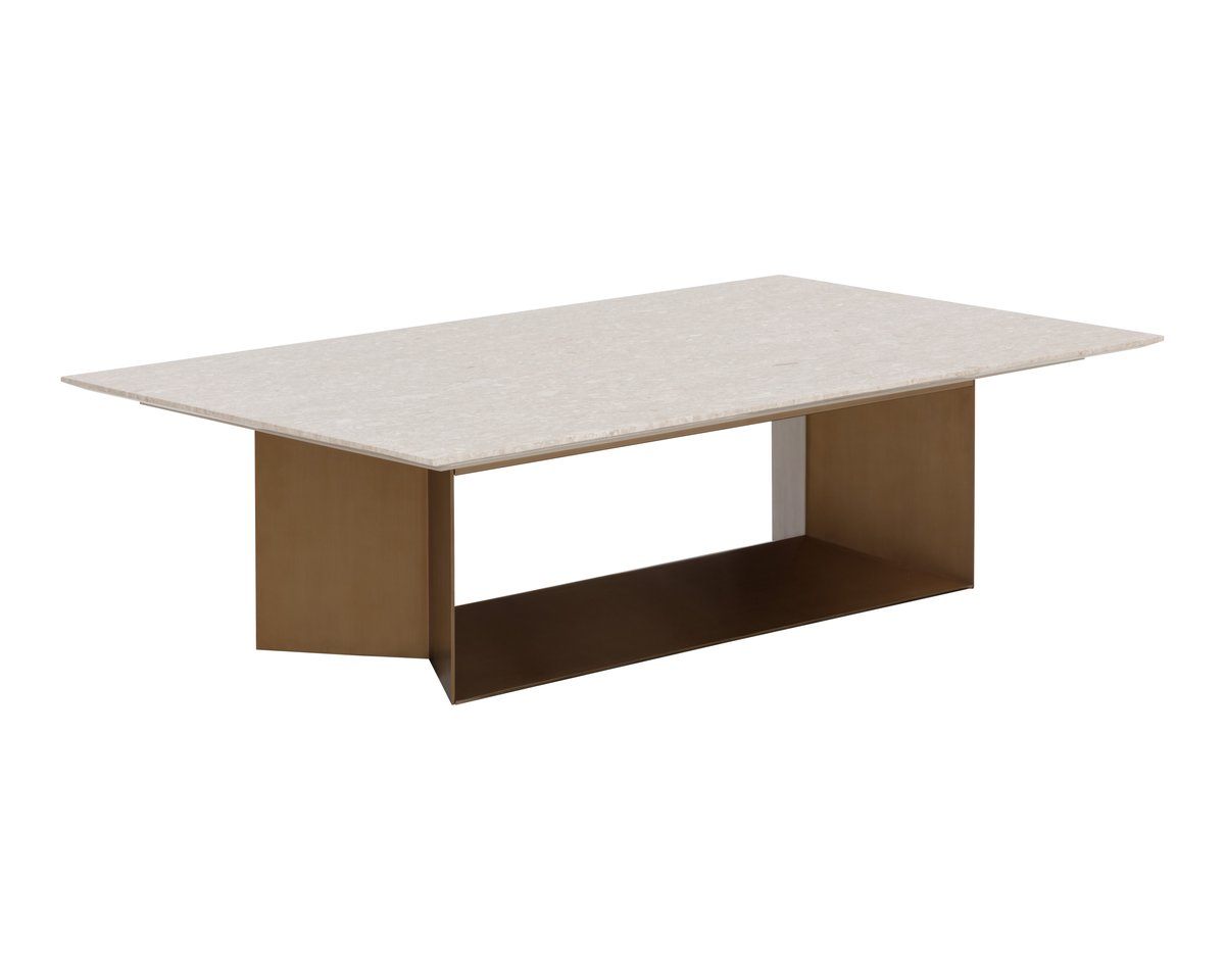 SUNPAN Soleen Marble Top Rectangular Coffee Table