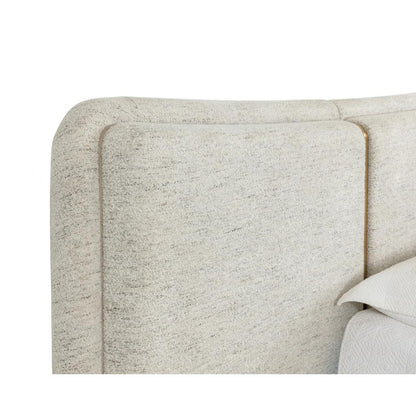 SUNPAN Clarimond Cream Fabric King Bed