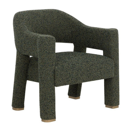 SUNPAN Prisca Green Fabric Lounge Chair