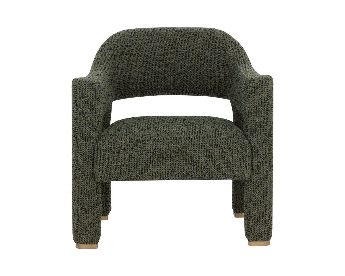SUNPAN Prisca Green Fabric Lounge Chair