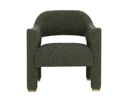 SUNPAN Prisca Green Fabric Lounge Chair