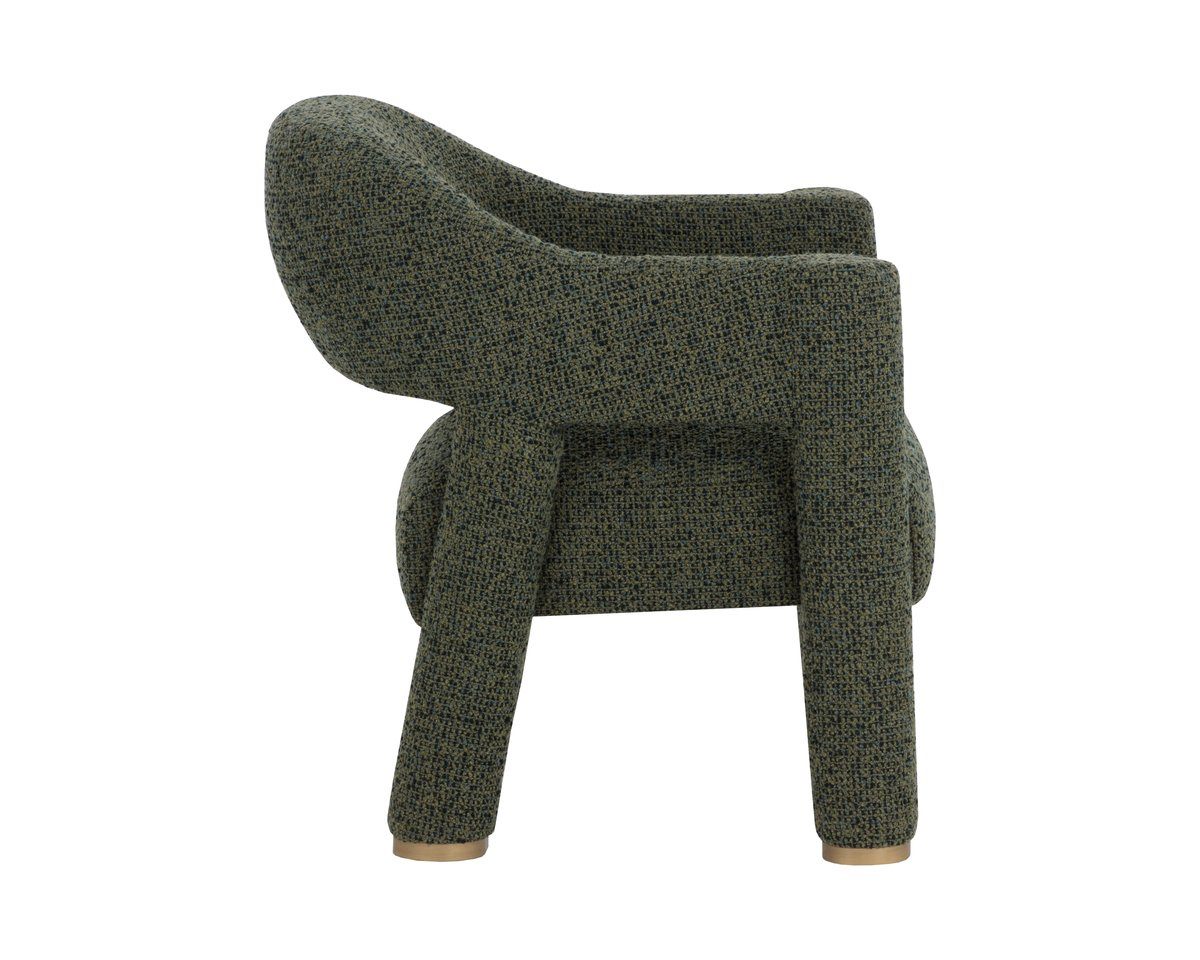 SUNPAN Prisca Green Fabric Lounge Chair