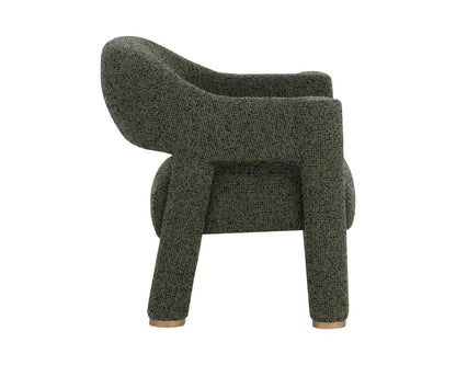 SUNPAN Prisca Green Fabric Lounge Chair
