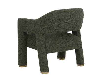 SUNPAN Prisca Green Fabric Lounge Chair