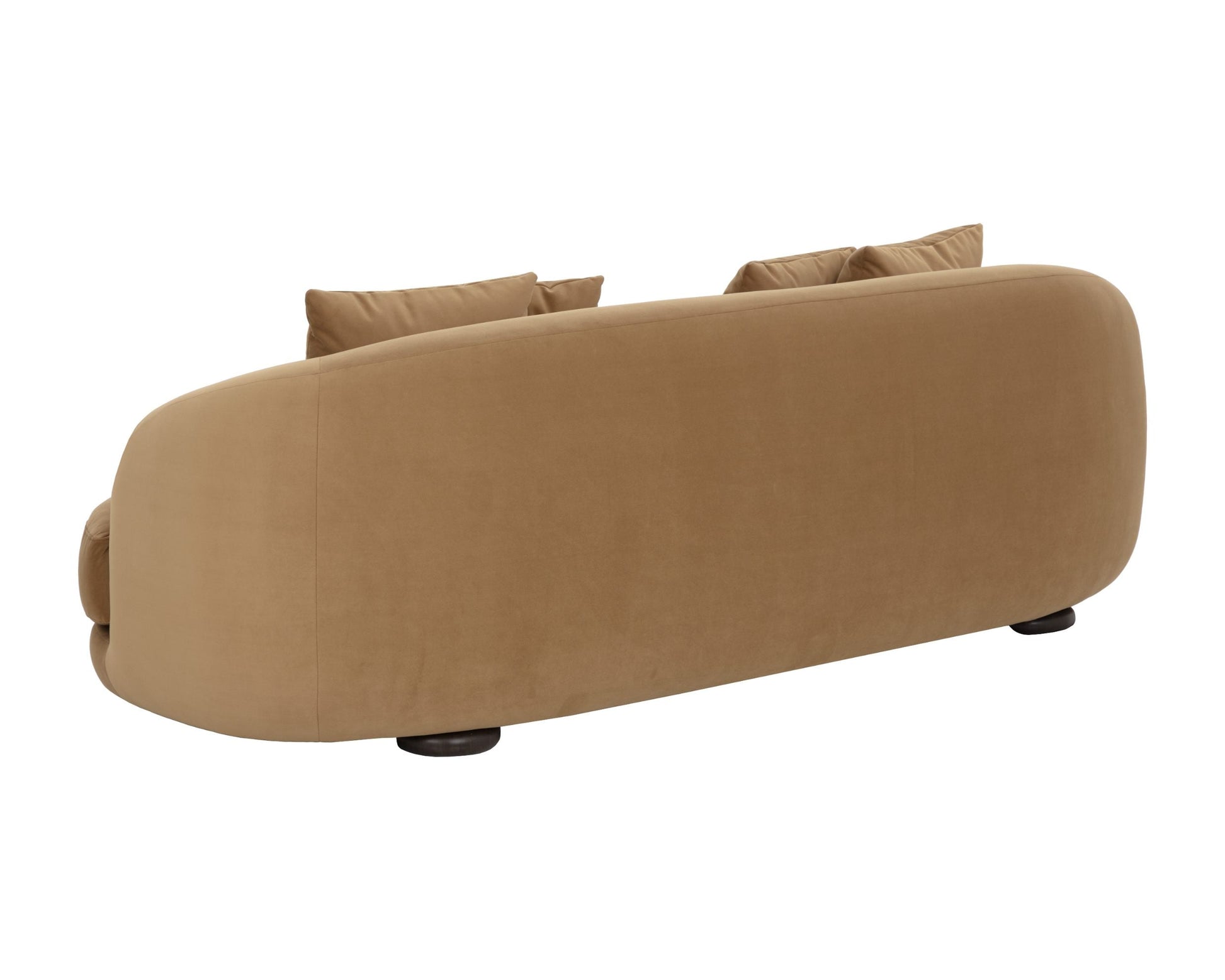 SUNPAN Valentina Brown Fabric Sofa