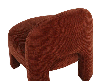 SUNPAN Myrtle Red Fabric Lounge Chair