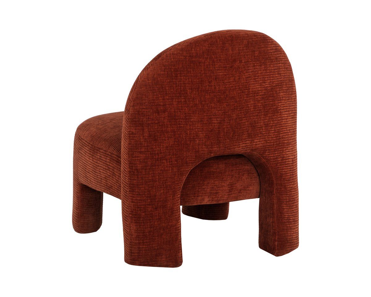 SUNPAN Myrtle Red Fabric Lounge Chair