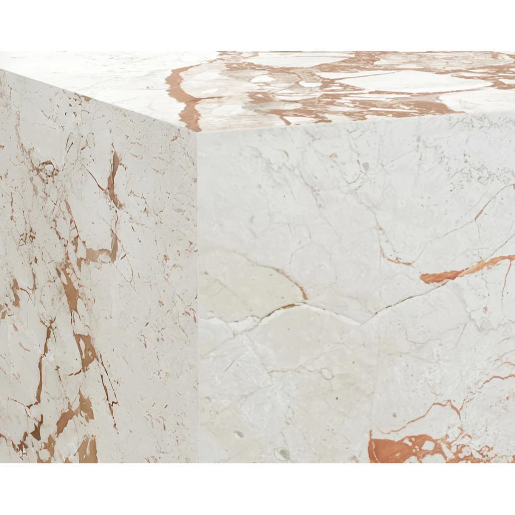 SUNPAN Laros Breccia Marble Square End Table