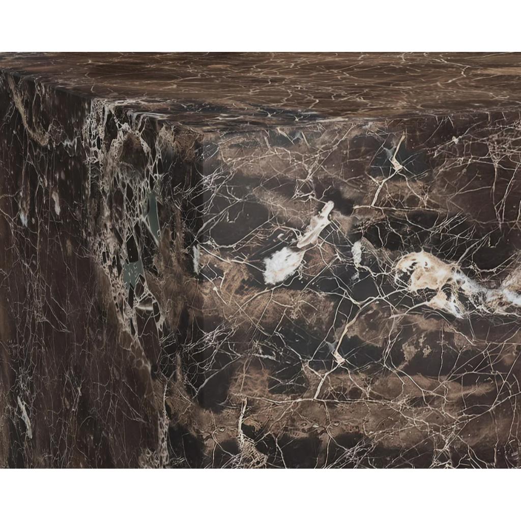 SUNPAN Laros Breccia Marble Square End Table