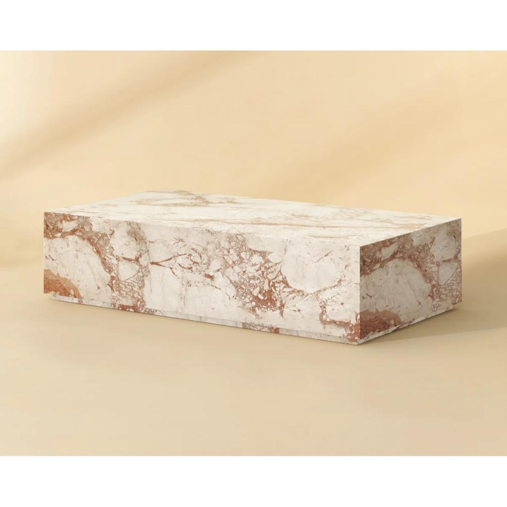 SUNPAN Laros Crema Breccia Marble Coffee Table