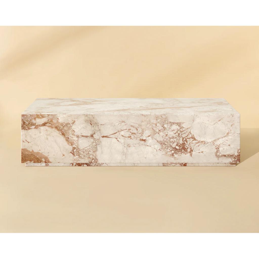 SUNPAN Laros Crema Breccia Marble Coffee Table