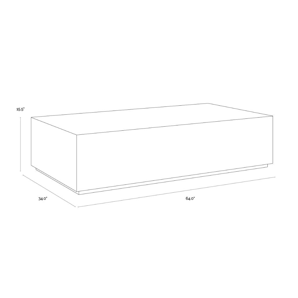 SUNPAN Laros Crema Breccia Marble Coffee Table