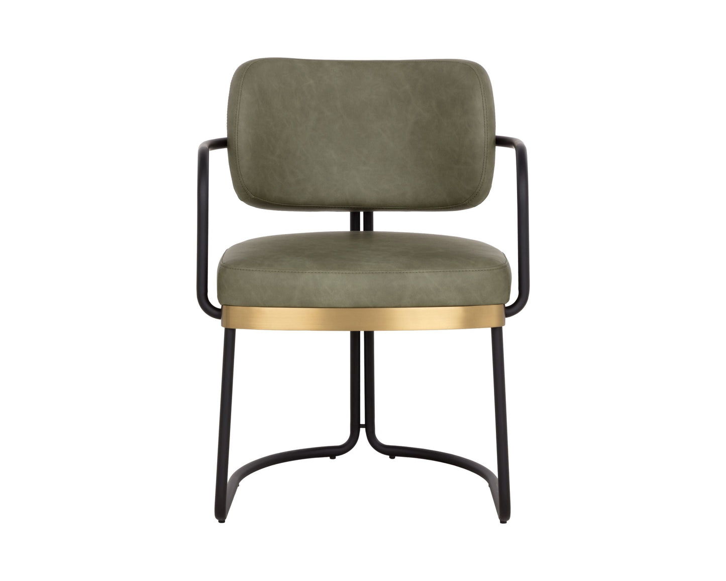SUNPAN Jalen Faux Leather Dining Armchair