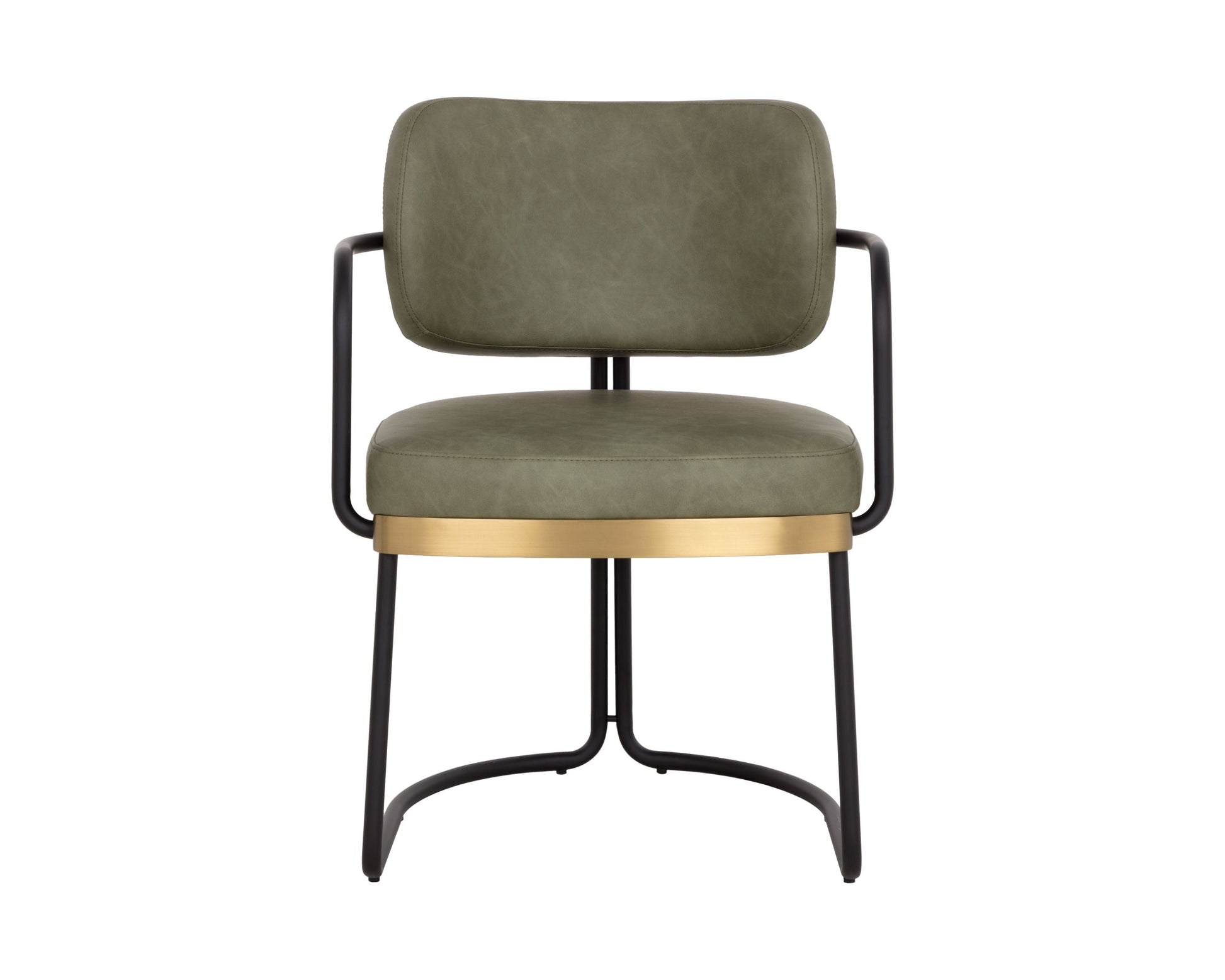 SUNPAN Jalen Faux Leather Dining Armchair