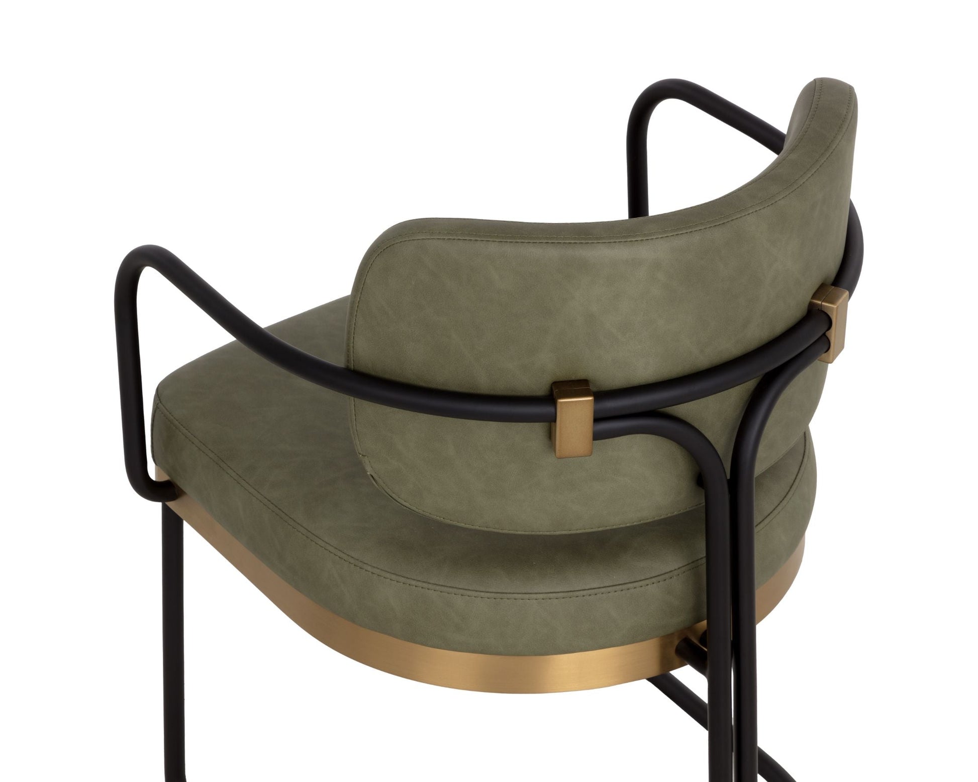 SUNPAN Jalen Faux Leather Dining Armchair