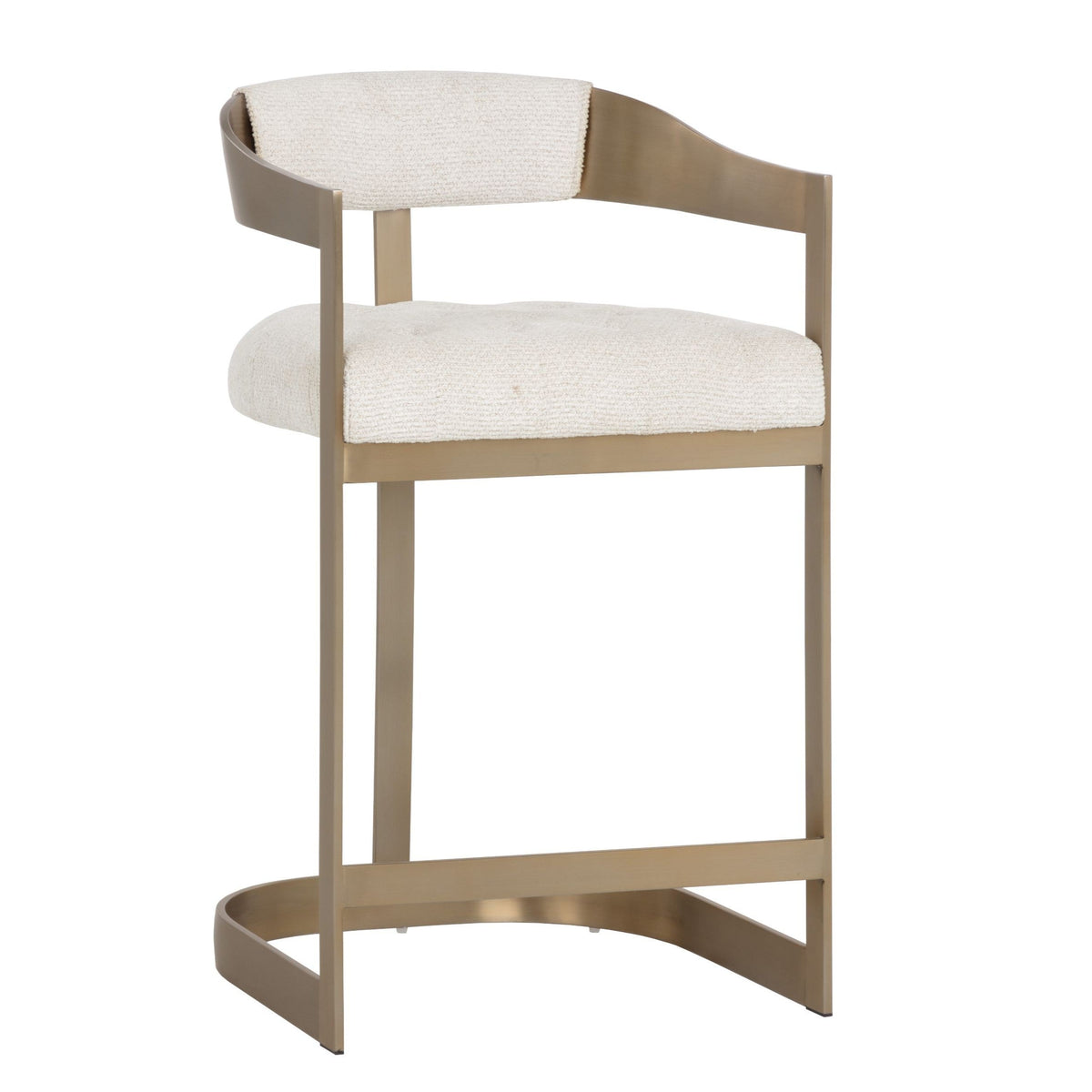 SUNPAN Beaumont Leather Counter Stool