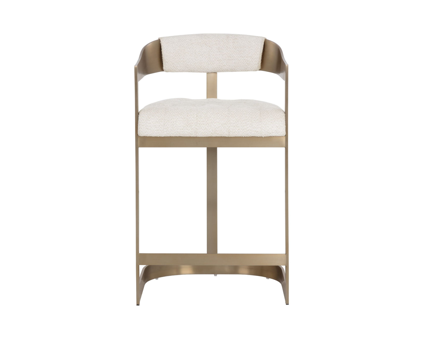 SUNPAN Beaumont Leather Counter Stool