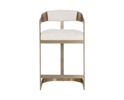 SUNPAN Beaumont Leather Counter Stool