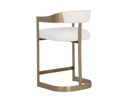SUNPAN Beaumont Leather Counter Stool