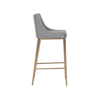 SUNPAN Dionne Pebble Fabric Barstool