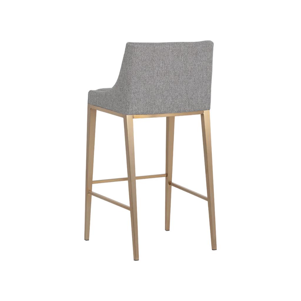 SUNPAN Dionne Pebble Fabric Barstool