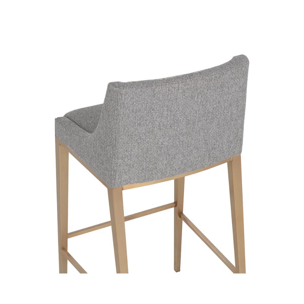 SUNPAN Dionne Pebble Fabric Barstool