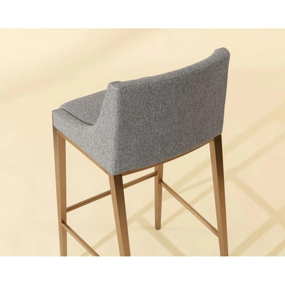 SUNPAN Dionne Pebble Fabric Barstool