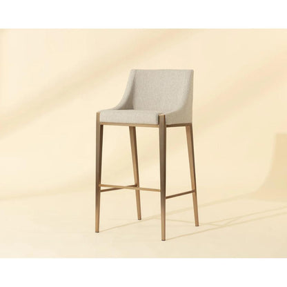 SUNPAN Dionne Pebble Fabric Barstool