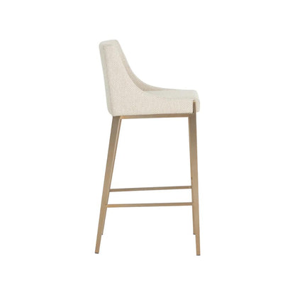 SUNPAN Dionne Pebble Fabric Barstool