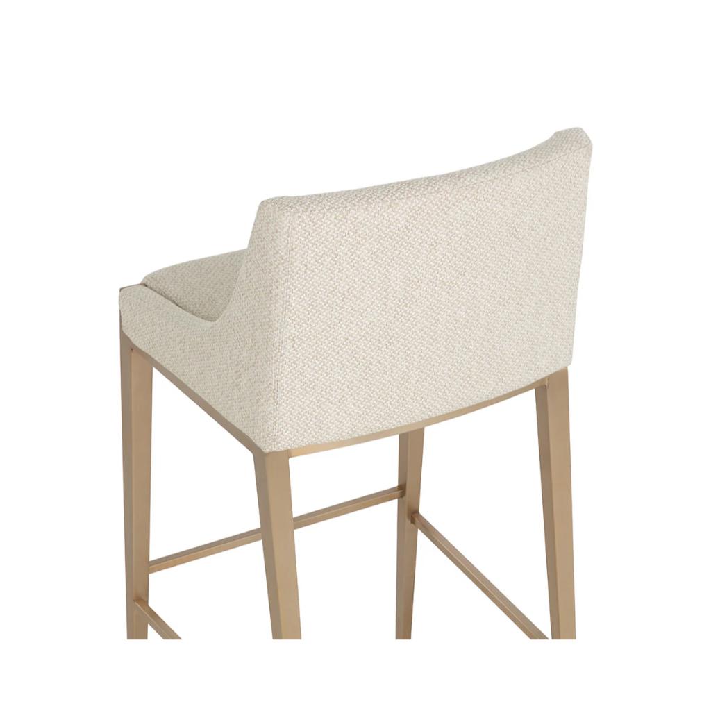 SUNPAN Dionne Pebble Fabric Barstool