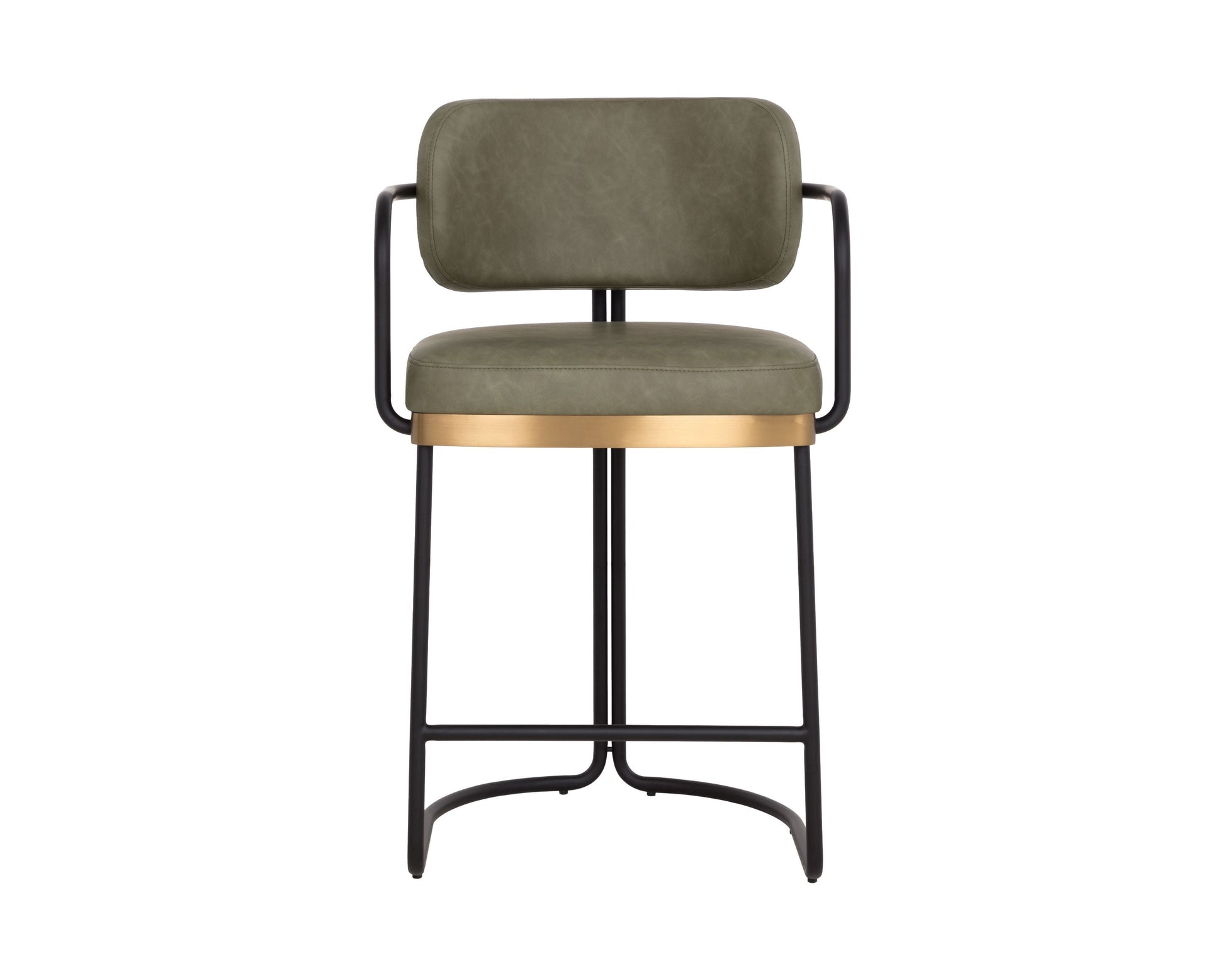 SUNPAN Jalen Faux Leather Counter Stool