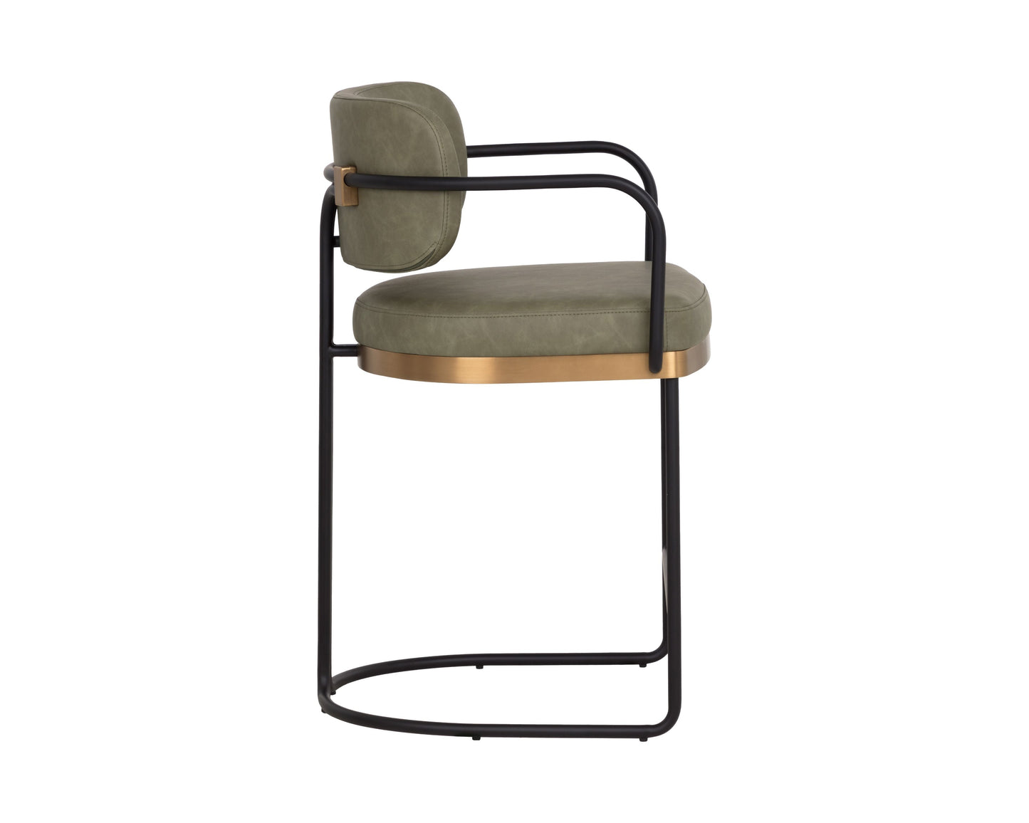 SUNPAN Jalen Faux Leather Counter Stool