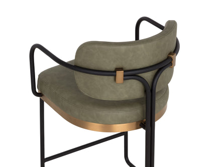 SUNPAN Jalen Faux Leather Counter Stool