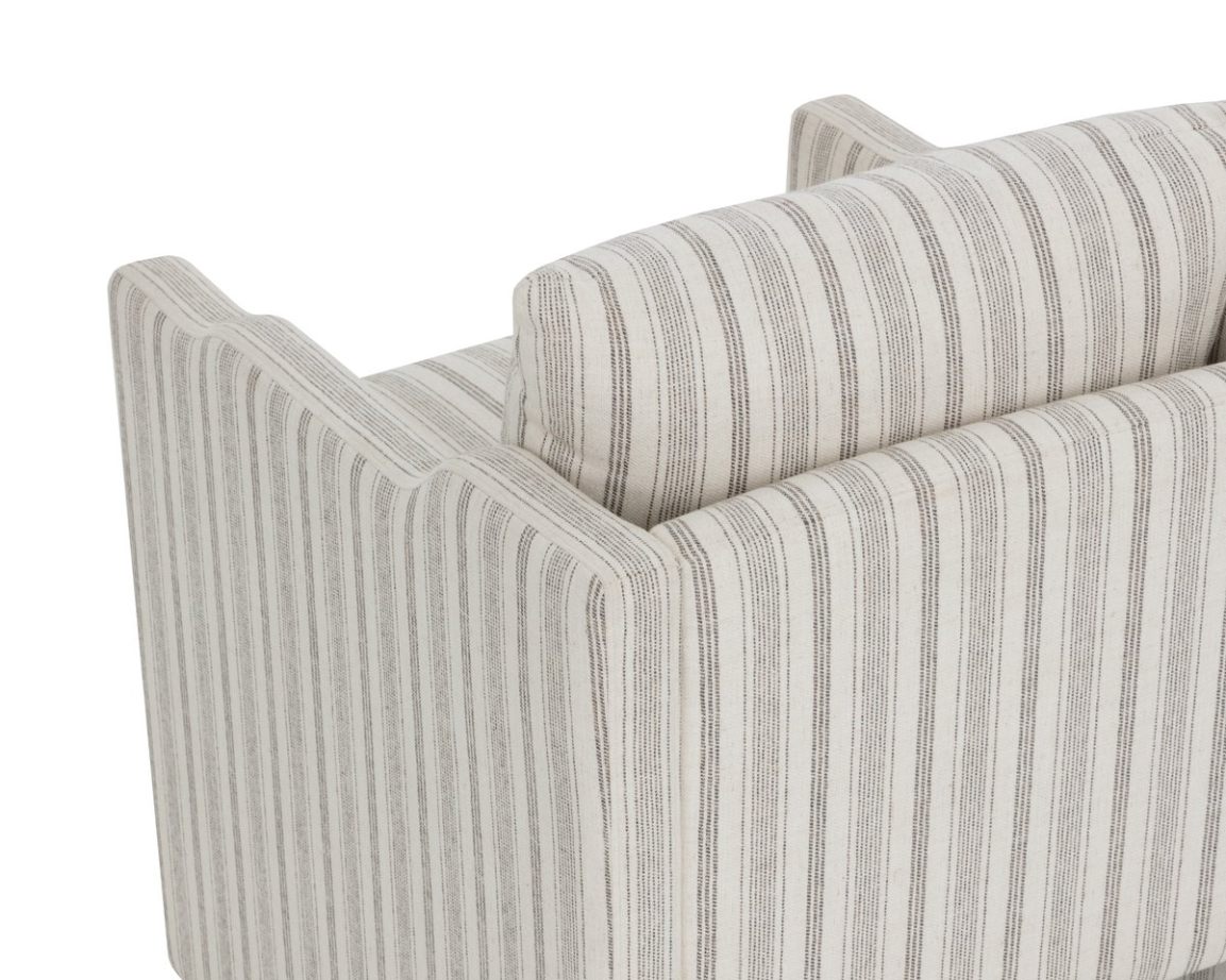 SUNPAN Scala Cream Fabric Dining Armchair