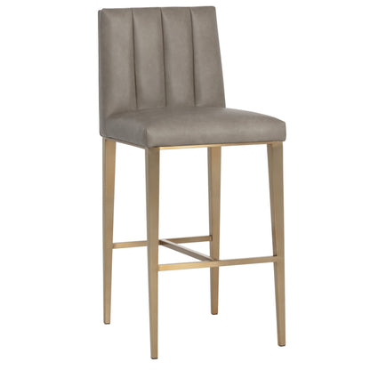 SUNPAN Wilbur Faux Leather Barstool