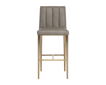 SUNPAN Wilbur Faux Leather Barstool