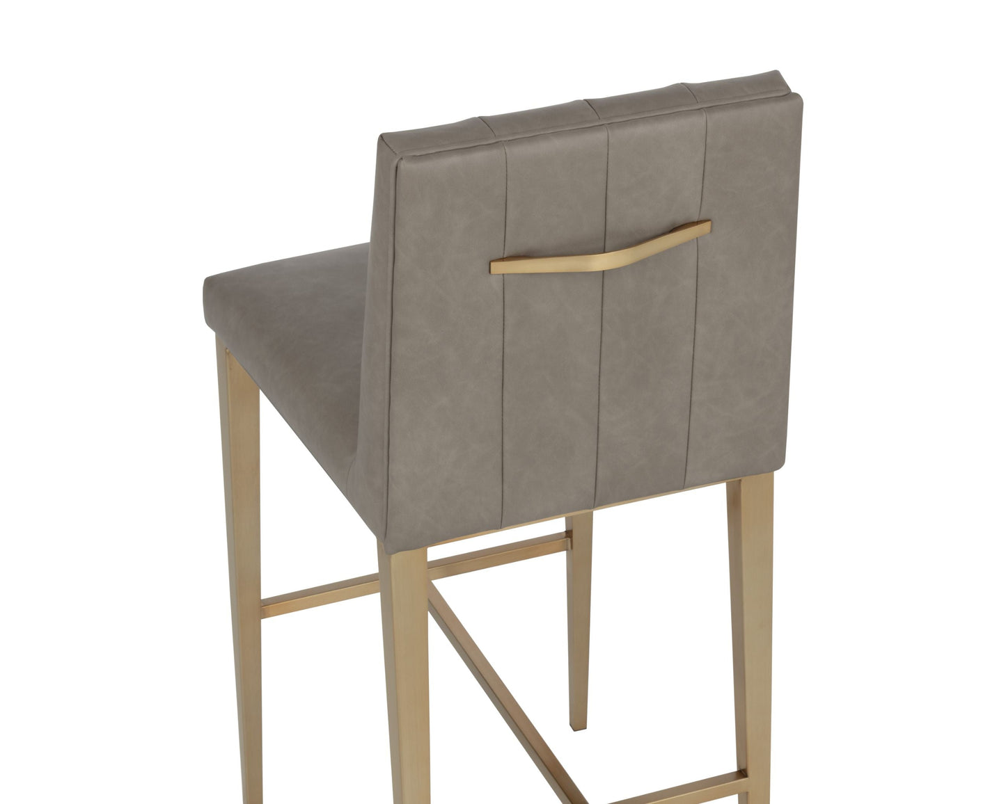 SUNPAN Wilbur Faux Leather Barstool