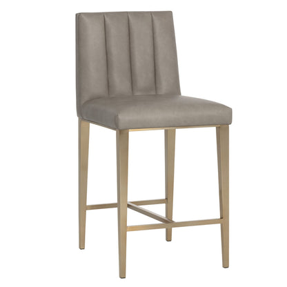 SUNPAN Wilbur Faux Leather Counter Stool
