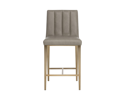 SUNPAN Wilbur Faux Leather Counter Stool