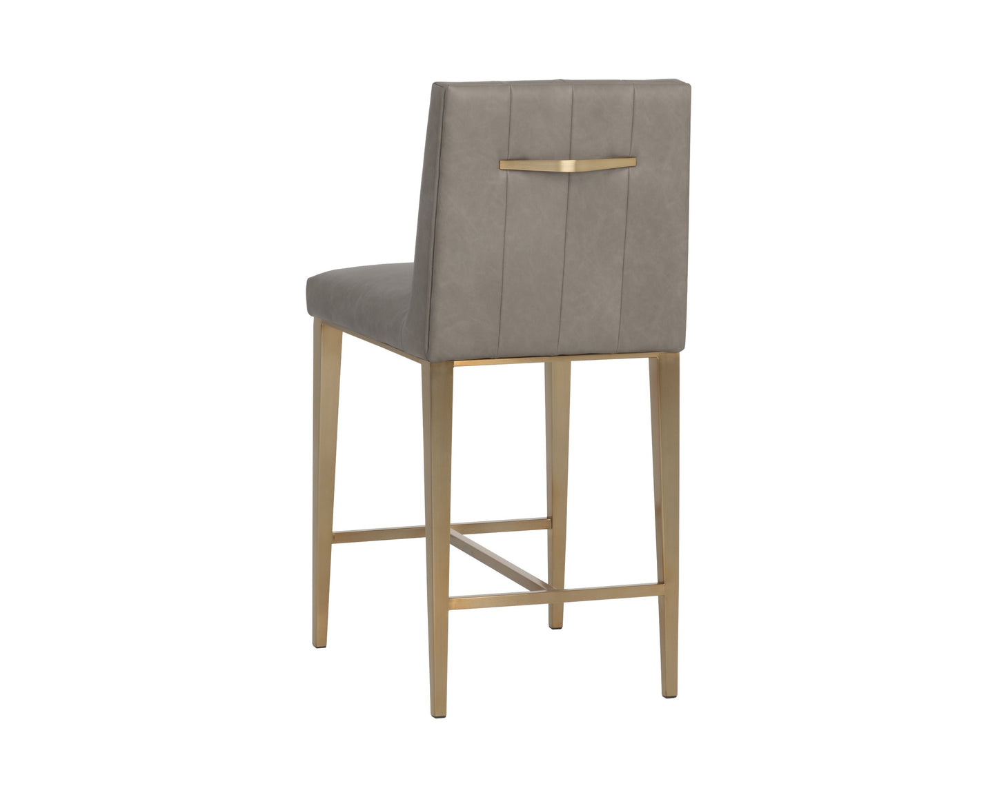 SUNPAN Wilbur Faux Leather Counter Stool
