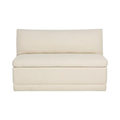 SUNPAN Donatella Cream Fabric Banquette