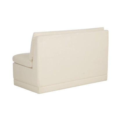 SUNPAN Donatella Cream Fabric Banquette