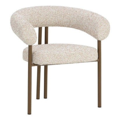 SUNPAN Oniva Taupe Fabric Dining Armchair