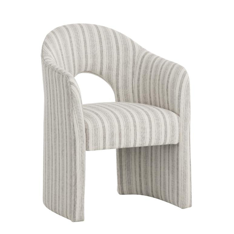 SUNPAN Anaya Cream Fabric Dining Armchair