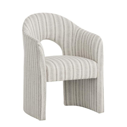 SUNPAN Anaya Cream Fabric Dining Armchair
