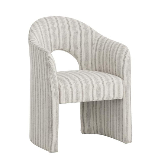 SUNPAN Anaya Cream Fabric Dining Armchair