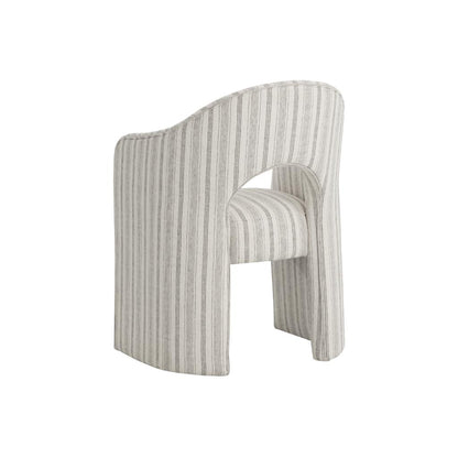 SUNPAN Anaya Cream Fabric Dining Armchair