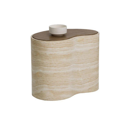 SUNPAN Ishiko Concrete Brown Outdoor Coffee Table