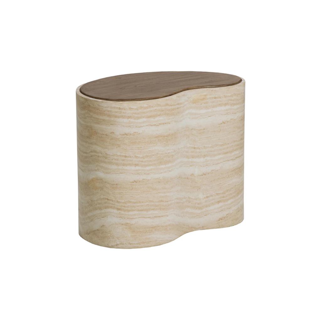 SUNPAN Ishiko Concrete Brown Outdoor Coffee Table